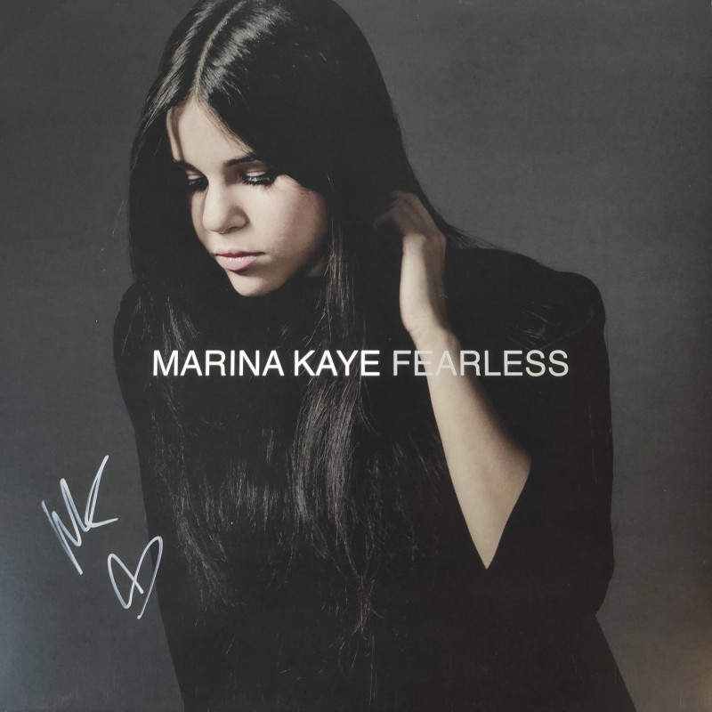 Autographe de Marina KAYE - Vinyle Dédicacé - FEARLESS
