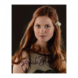 Autographe de Bonnie WRIGHT - Harry Potter - Ginny Weasley - 20x25