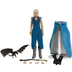 Game of Thrones de Daenerys Targaryen Blue Dress in Exclusive Ver., échelle 1/6 mesure env.28cm par Threezero.