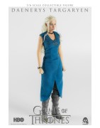 Game of Thrones de Daenerys Targaryen Blue Dress in Exclusive Ver., échelle 1/6 mesure env.28cm par Threezero.
