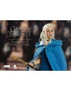 Game of Thrones de Daenerys Targaryen Blue Dress in Exclusive Ver., échelle 1/6 mesure env.28cm par Threezero.