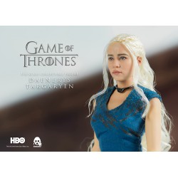 Game of Thrones de Daenerys Targaryen Blue Dress in Exclusive Ver., échelle 1/6 mesure env.28cm par Threezero.