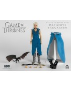 Game of Thrones de Daenerys Targaryen Blue Dress in Exclusive Ver., échelle 1/6 mesure env.28cm par Threezero.