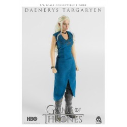 Game of Thrones de Daenerys Targaryen Blue Dress in Exclusive Ver., échelle 1/6 mesure env.28cm par Threezero.