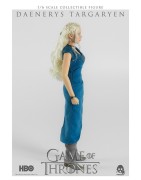 Game of Thrones de Daenerys Targaryen Blue Dress in Exclusive Ver., échelle 1/6 mesure env.28cm par Threezero.