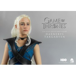 Game of Thrones de Daenerys Targaryen Blue Dress in Exclusive Ver., échelle 1/6 mesure env.28cm par Threezero.