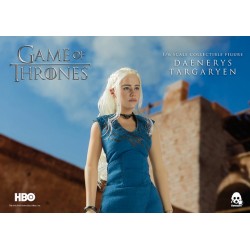 Game of Thrones de Daenerys Targaryen Blue Dress in Exclusive Ver., échelle 1/6 mesure env.28cm par Threezero.