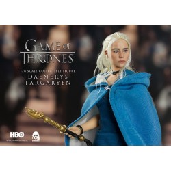 Game of Thrones de Daenerys Targaryen Blue Dress in Exclusive Ver., échelle 1/6 mesure env.28cm par Threezero.