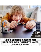 LEGO 75310 Star Wars Duel sur Mandalore Jouet à Construire, Jouets pour Enfants de 7 Ans, Figurine et Sabres Laser