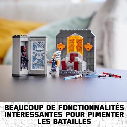 LEGO 75310 Star Wars Duel sur Mandalore Jouet à Construire, Jouets pour Enfants de 7 Ans, Figurine et Sabres Laser