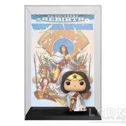 Funko Pop - 03 - DC Rebirth POP! Comic Cover 80th Wonder Woman Rebirt On Throne Vinyle Figurine 10cm