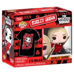 Funko Pop - Diamond et T-shirt XL - Suicide Squad 2 Harley Quinn Edition Limitée