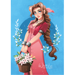 Fan Arts - Wistful Shop - Aerith