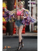 Hot Toys MMS566 Birds of Prey Harley Quinn Margot Robbie Caution Tape Jacket Version 1/6 Collectible Figurine 29cm