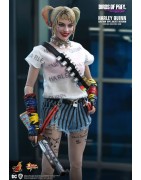 Hot Toys MMS566 Birds of Prey Harley Quinn Margot Robbie Caution Tape Jacket Version 1/6 Collectible Figurine 29cm