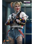 Hot Toys MMS566 Birds of Prey Harley Quinn Margot Robbie Caution Tape Jacket Version 1/6 Collectible Figurine 29cm