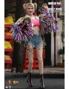 Hot Toys MMS566 Birds of Prey Harley Quinn Margot Robbie Caution Tape Jacket Version 1/6 Collectible Figurine 29cm