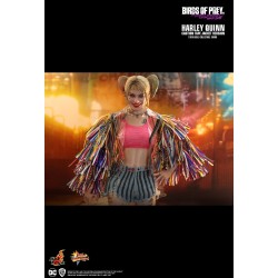 Hot Toys MMS566 Birds of Prey Harley Quinn Margot Robbie Caution Tape Jacket Version 1/6 Collectible Figurine 29cm