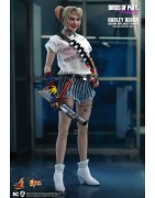 Hot Toys MMS566 Birds of Prey Harley Quinn Margot Robbie Caution Tape Jacket Version 1/6 Collectible Figurine 29cm