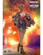 Hot Toys MMS566 Birds of Prey Harley Quinn Margot Robbie Caution Tape Jacket Version 1/6 Collectible Figurine 29cm