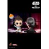 Hot Toys COSB688 Star Wars Episode IX L'Ascension de Skywalker Rey & Kylo Ren Cosbaby (S) Bobble-Head Collectible Set 11cm