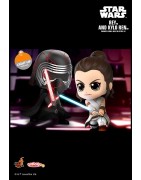 Hot Toys COSB688 Star Wars Episode IX L'Ascension de Skywalker Rey & Kylo Ren Cosbaby (S) Bobble-Head Collectible Set 11cm