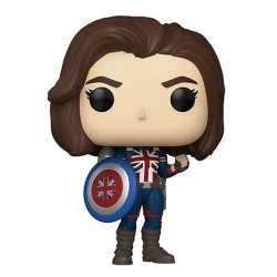 Funko Pop - 1033 - Marvel Doctor Strange in the Multiverse of Madness Captain Carter Vinyle Figurine 10cm