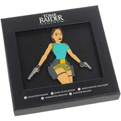 Koch Media Broche Tomb Raider - Pin’s géant Tomb Raider Lara Croft retro
