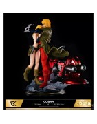 Cobra Space Adventures Diorama Cobra & Dominique avec Airbike 1/6 Statue 35cm (Version Planète Froide) 85/100
