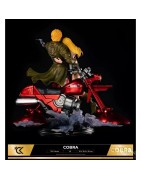 Cobra Space Adventures Diorama Cobra & Dominique avec Airbike 1/6 Statue 35cm (Version Planète Froide) 85/100