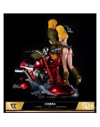 Cobra Space Adventures Diorama Cobra & Dominique avec Airbike 1/6 Statue 35cm (Version Planète Froide) 85/100