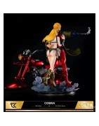 Cobra Space Adventures Diorama Cobra & Dominique avec Airbike 1/6 Statue 35cm (Version Planète Froide) 85/100