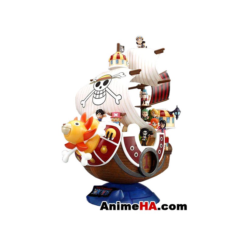 Straw Hat Pirates calling on ! Dream Pirate Ship Thousand Sunny!! 10 pieces (Shokugan)