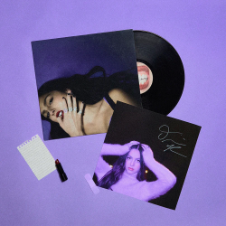 Autographe d'Olivia RODRIGO - GUTS vinyle 180gr + carte dédicacée