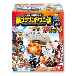Straw Hat Pirates calling on ! Dream Pirate Ship Thousand Sunny!! 10 pieces (Shokugan)