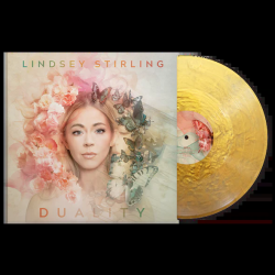 Lindsey Stirling - Duality Vinyl (Exclusive Inner Gold Color Variant) - avec Autographe signé