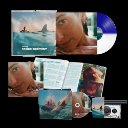 Autographe de Dua Lipa - radical optimism fan bundle deluxe cd with choice of format + signed insert