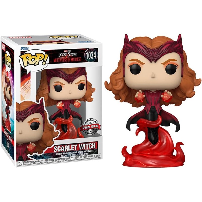 Funko Pop - 1034 - Marvel : Doctor Strange in the Multiverse of Madness - Scarlet Witch Floating (Special Edition Exclusive)