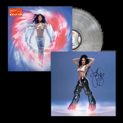 Autographe de Katy Perry - 143 Vinyle standard argent + carte dédicacée