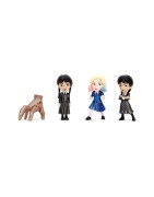 Figurines Mercredi Wednesday Diecast Nano Metalfigs Wave 1. Produit officiel par Jada Toys. (x3 à l'unité)