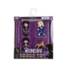 Figurines Mercredi Wednesday Diecast Nano Metalfigs Wave 1. Produit officiel par Jada Toys. (x3 à l'unité)