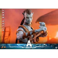 Hot Toys MMS684 Avatar: La Voie de l'eau Collectible Action Figurine 1/6 Jake Sully (Deluxe Version) 45cm