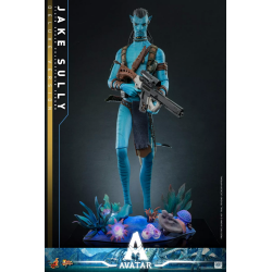 Hot Toys MMS684 Avatar: La Voie de l'eau Collectible Action Figurine 1/6 Jake Sully (Deluxe Version) 45cm