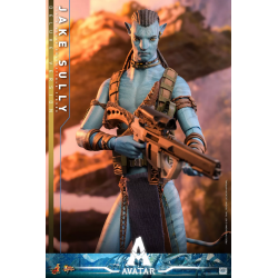 Hot Toys MMS684 Avatar: La Voie de l'eau Collectible Action Figurine 1/6 Jake Sully (Deluxe Version) 45cm