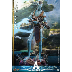 Hot Toys MMS684 Avatar: La Voie de l'eau Collectible Action Figurine 1/6 Jake Sully (Deluxe Version) 45cm