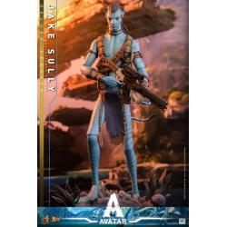 Hot Toys MMS684 Avatar: La Voie de l'eau Collectible Action Figurine 1/6 Jake Sully (Deluxe Version) 45cm