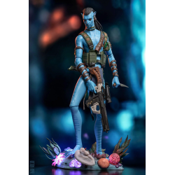 Hot Toys MMS684 Avatar: La Voie de l'eau Collectible Action Figurine 1/6 Jake Sully (Deluxe Version) 45cm