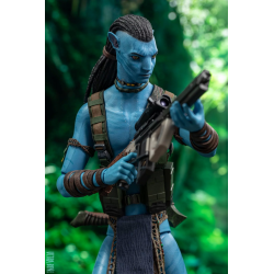 Hot Toys MMS684 Avatar: La Voie de l'eau Collectible Action Figurine 1/6 Jake Sully (Deluxe Version) 45cm
