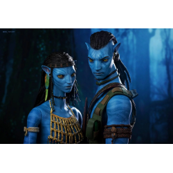Hot Toys MMS684 Avatar: La Voie de l'eau Collectible Action Figurine 1/6 Jake Sully (Deluxe Version) 45cm