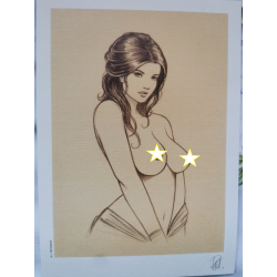 Ex-libris signé par Laurent Paturaud
